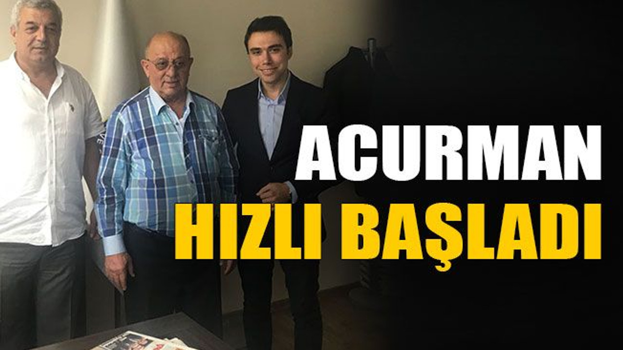Acurman hızlı başladı
