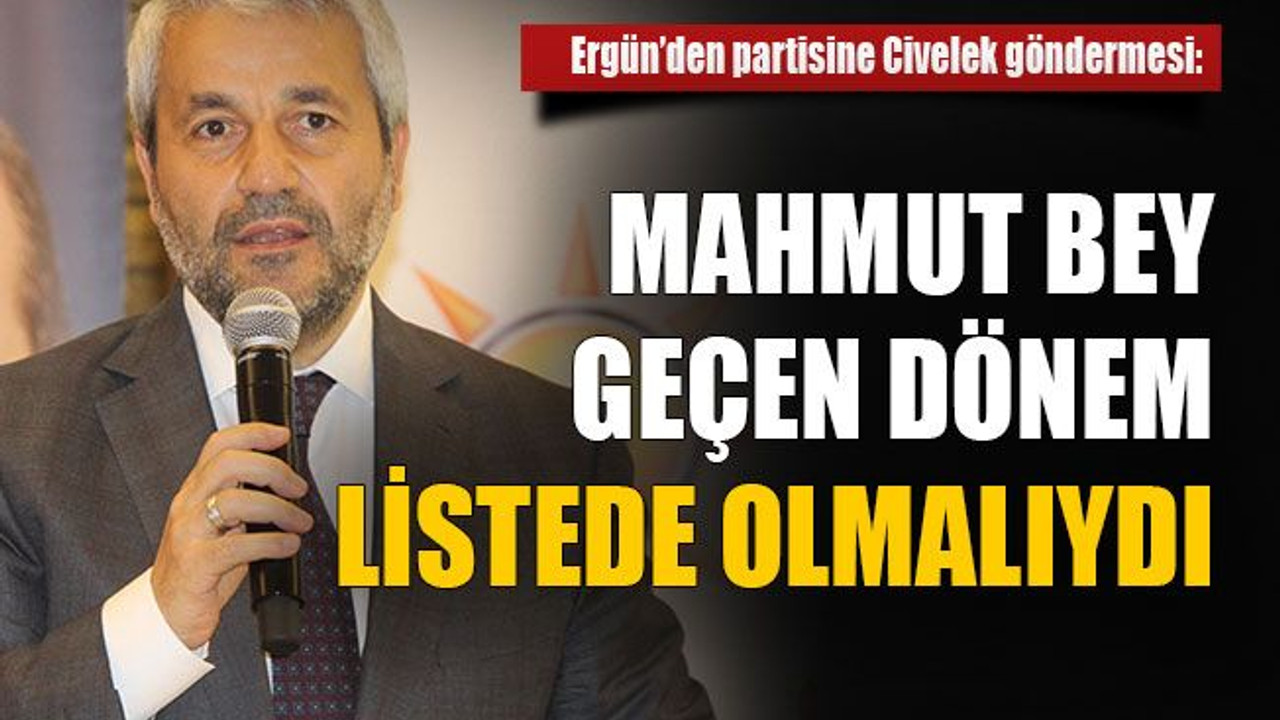 Mahmut bey geçen dönem listede olmalıydı