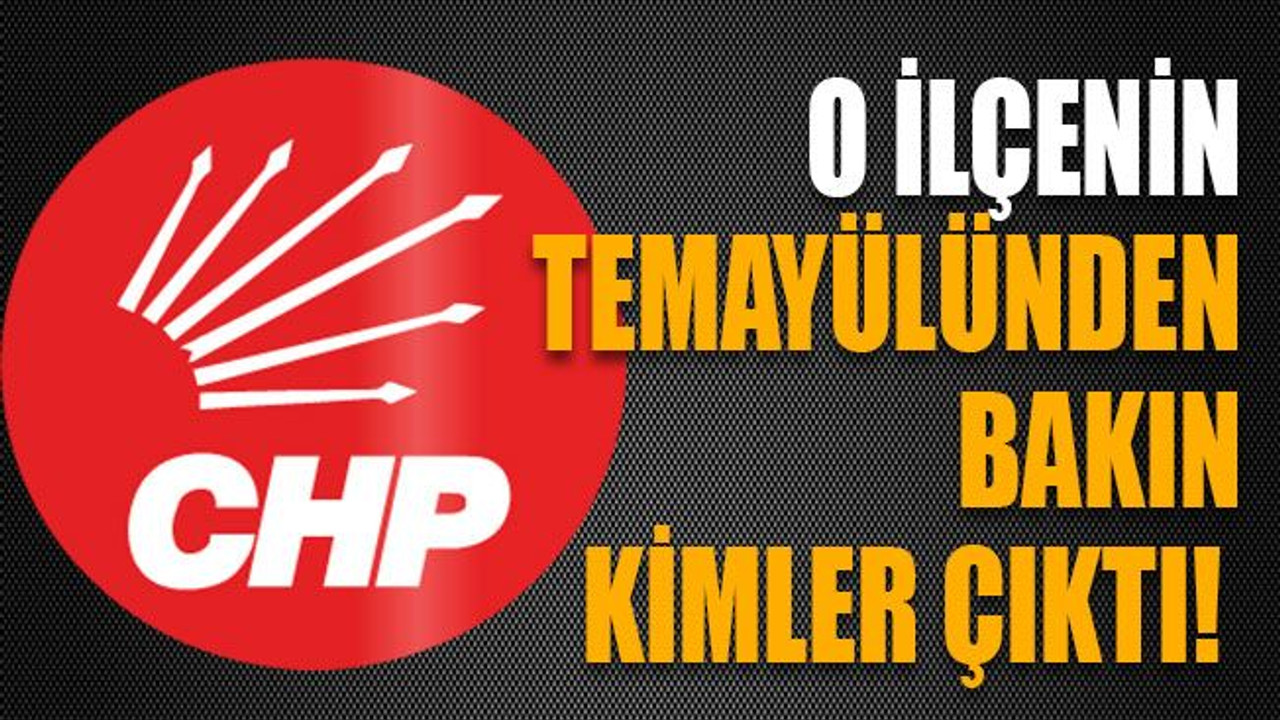 O ilçenin temayülünden bakın kimler çıktı!
