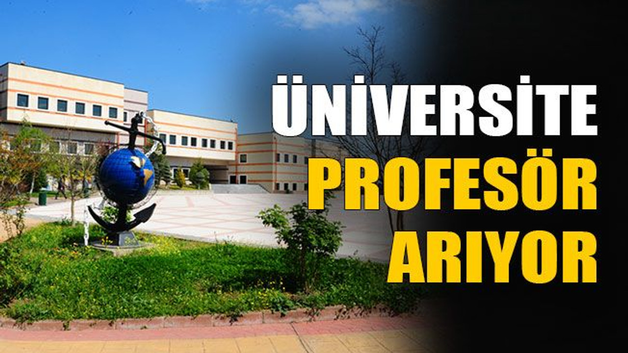 Üniversite profesör arıyor