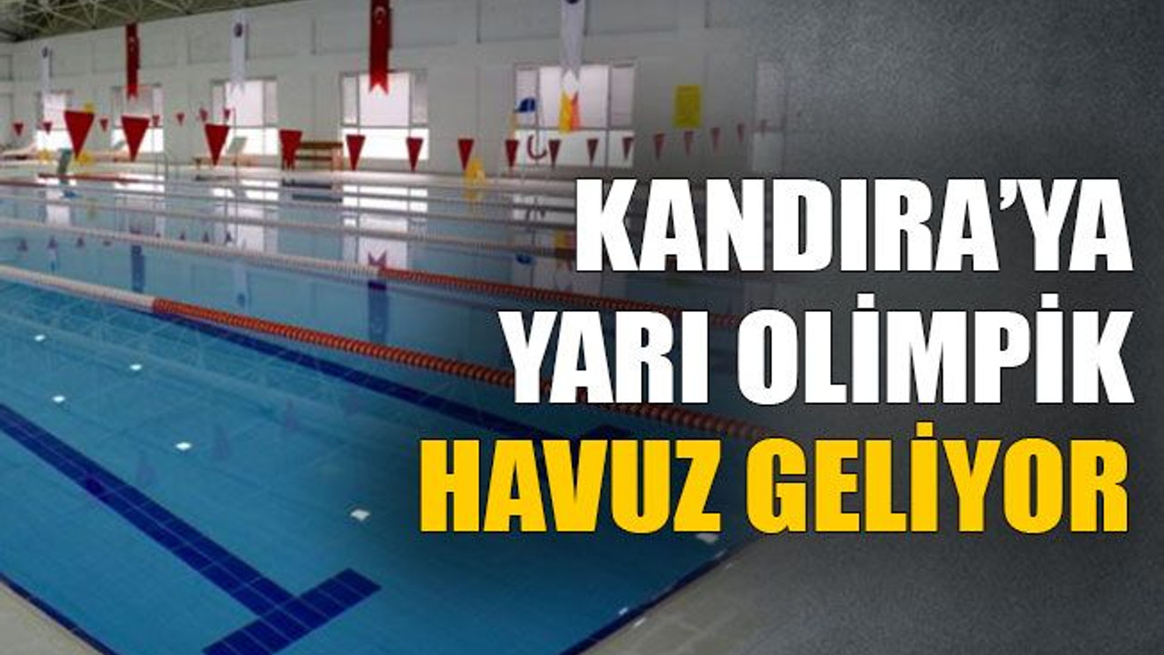 Kandıra’ya yarı olimpik havuz geliyor