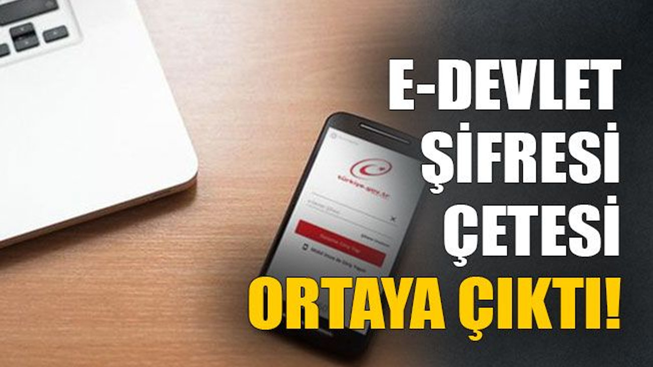e-Devlet şifresi çetesi ortaya çıktı!