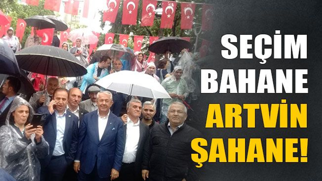 Seçim bahane Artvin şahane!