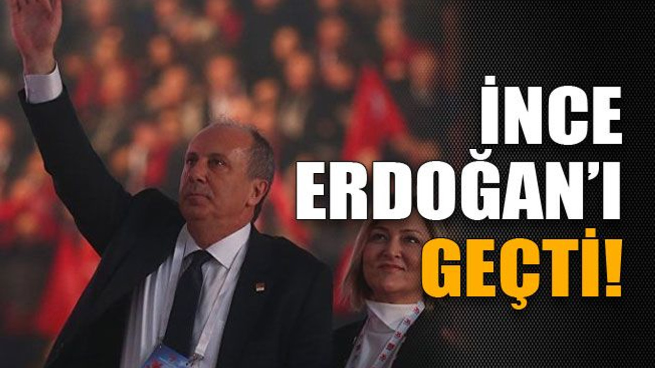 İnce Erdoğan’ı geçti!