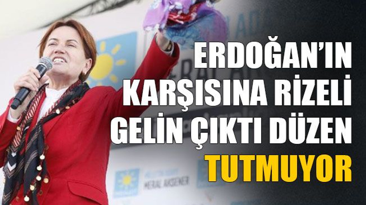 Erdoğan’ın karşısına Rizeli gelin çıktı düzen tutmuyor