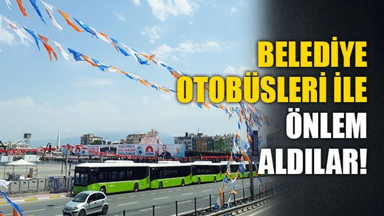 Güvenlik önlemi üst seviyede, yollar kapatıldı