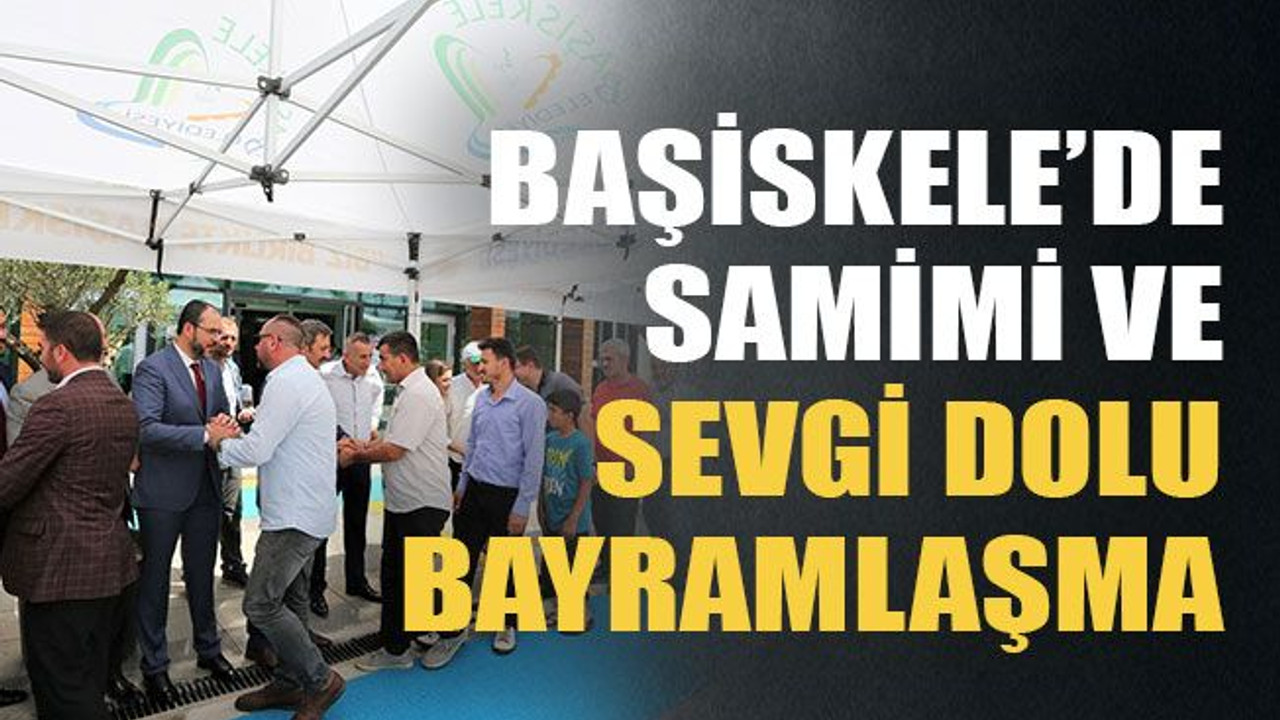 Başiskele’de samimi ve sevgi dolu bayramlaşma