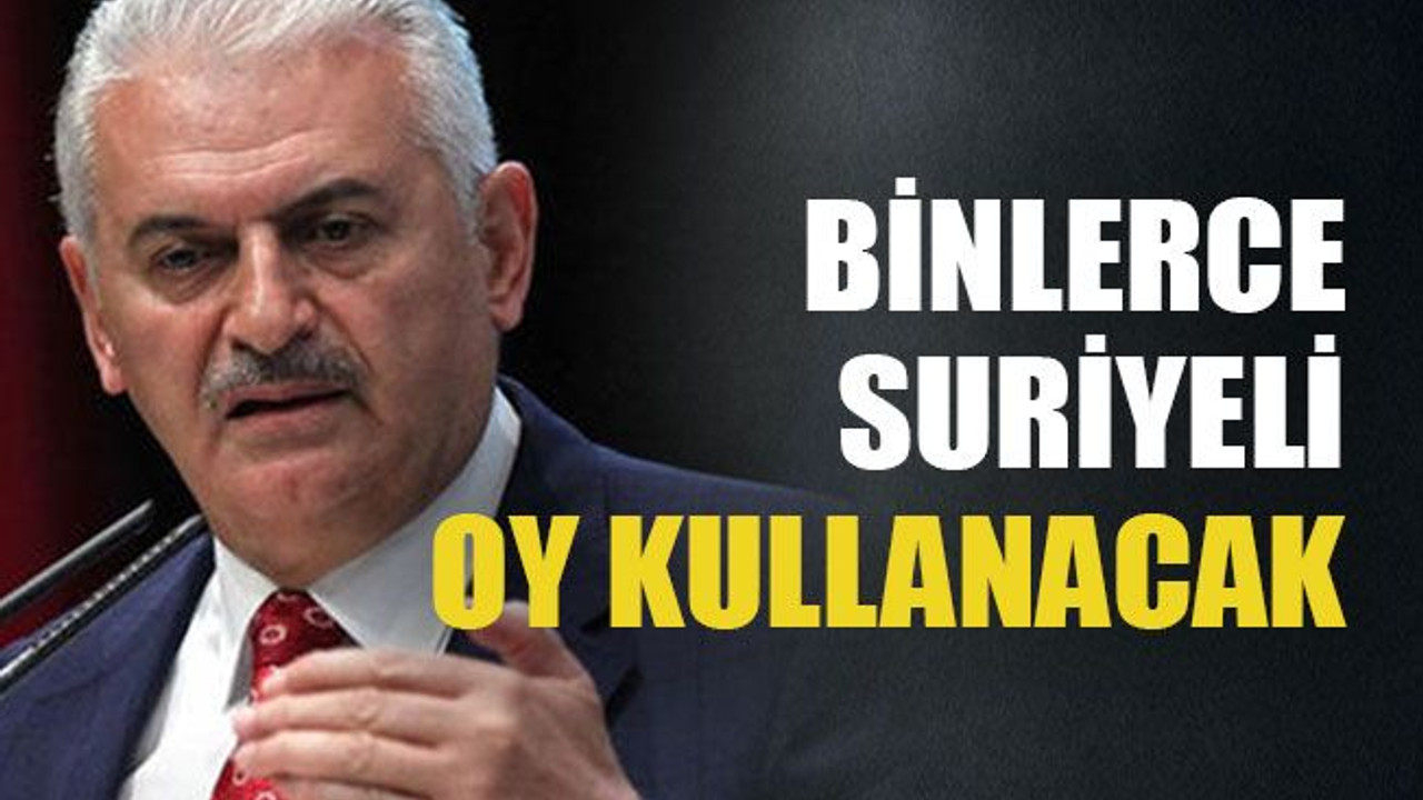 Binlerce Suriyeli Oy kullanacak