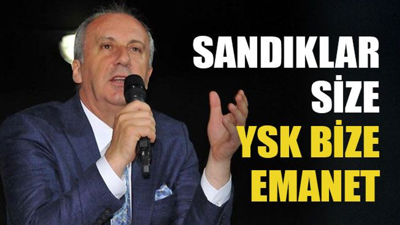 Sandıklar size YSK bize emanet
