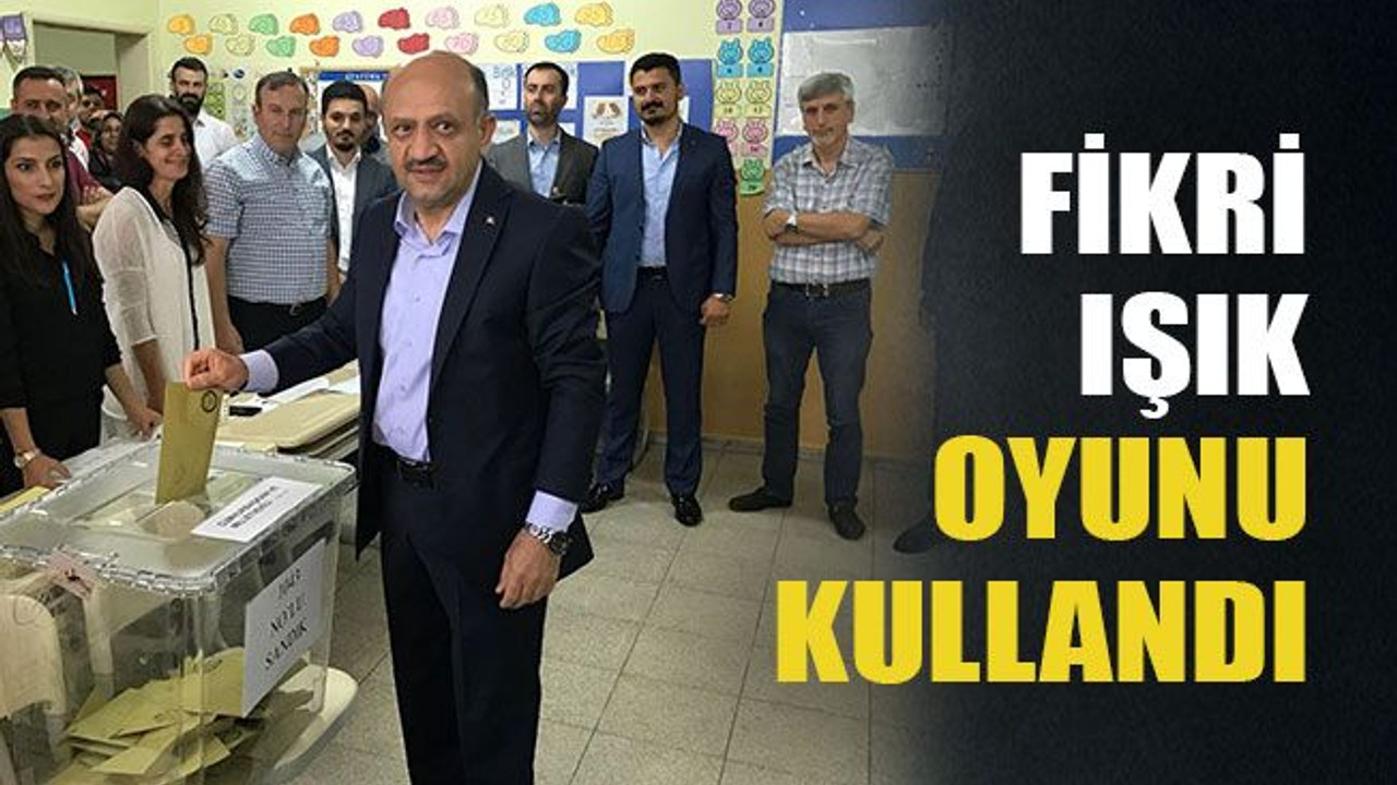 Fikri Işık oyunu kullandı