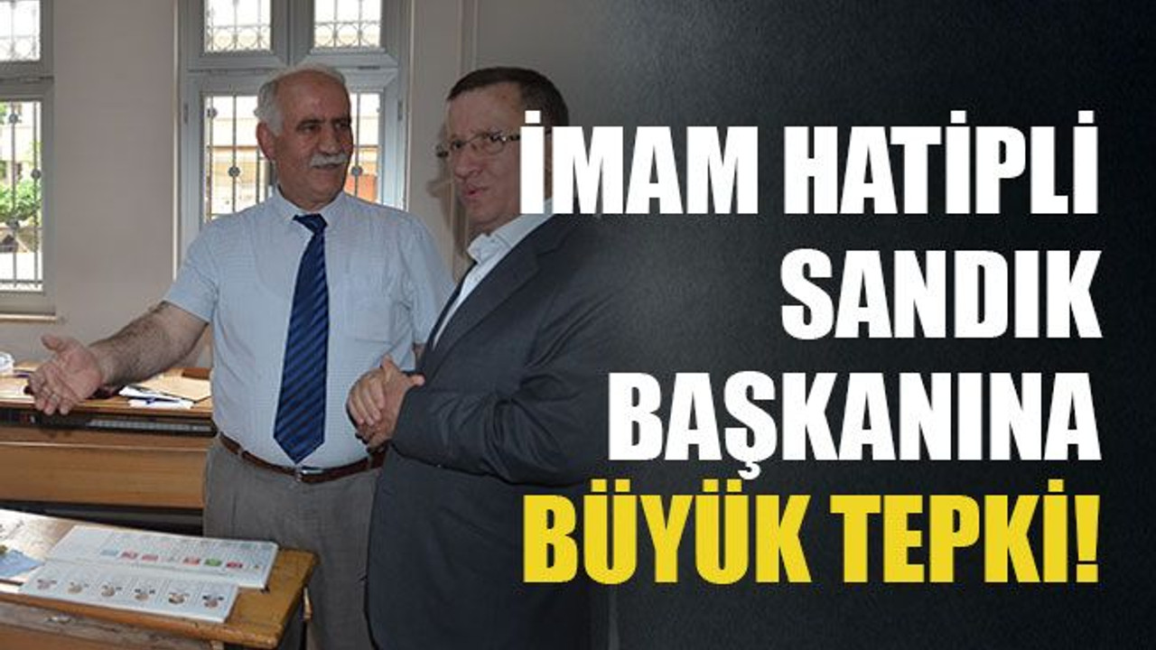 İmam Hatipli sandık başkanına büyük tepki!