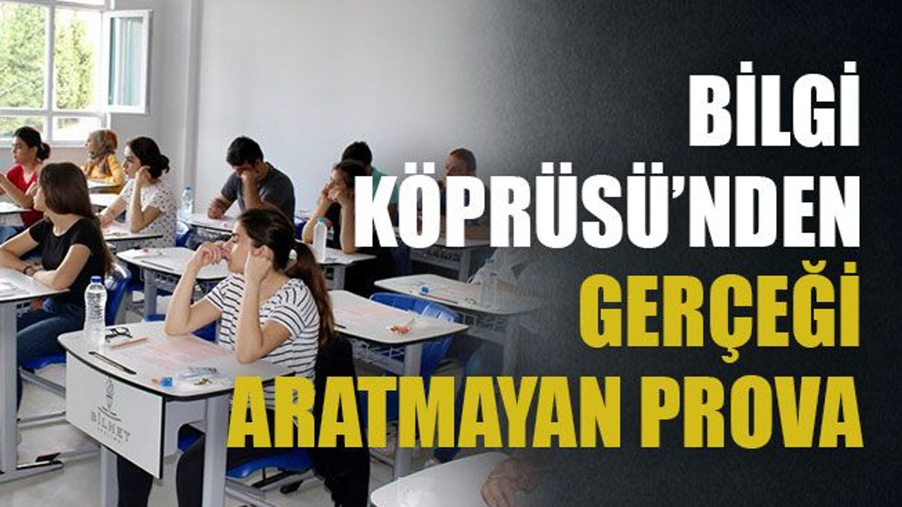 Bilgi Köprüsü’nden gerçeği aratmayan prova