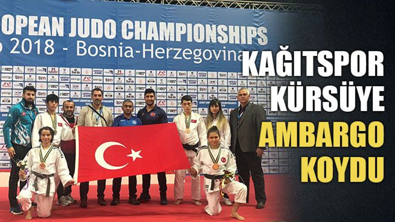 Kağıtspor, kürsüye ambargo koydu