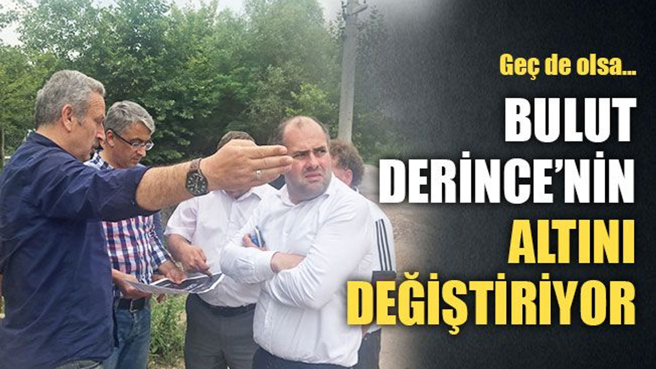 Bulut, Derince’nin altını değiştiriyor