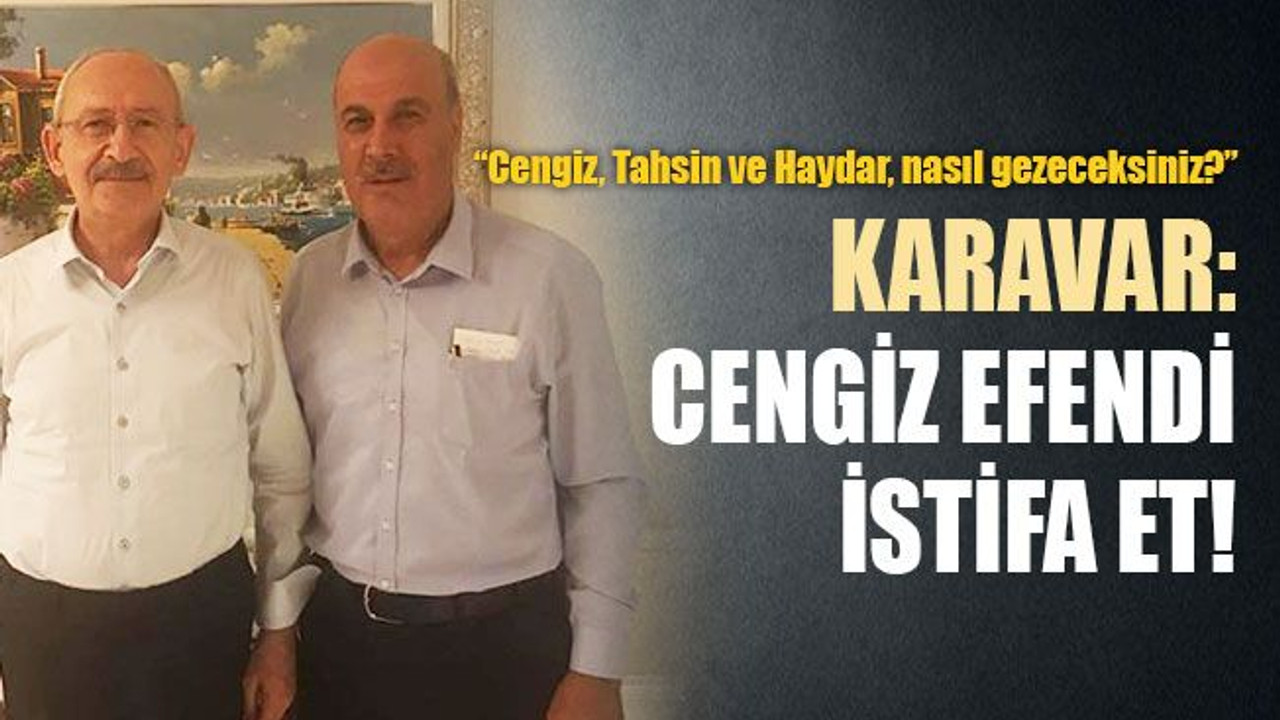 Cuma Karavar; Sarıbay, Akar ve Tarhan'a ateş püskürdü