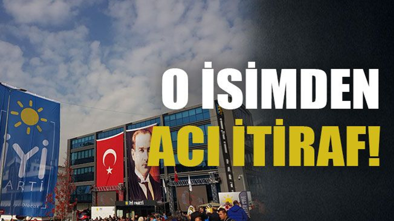 O isimden acı itiraf!