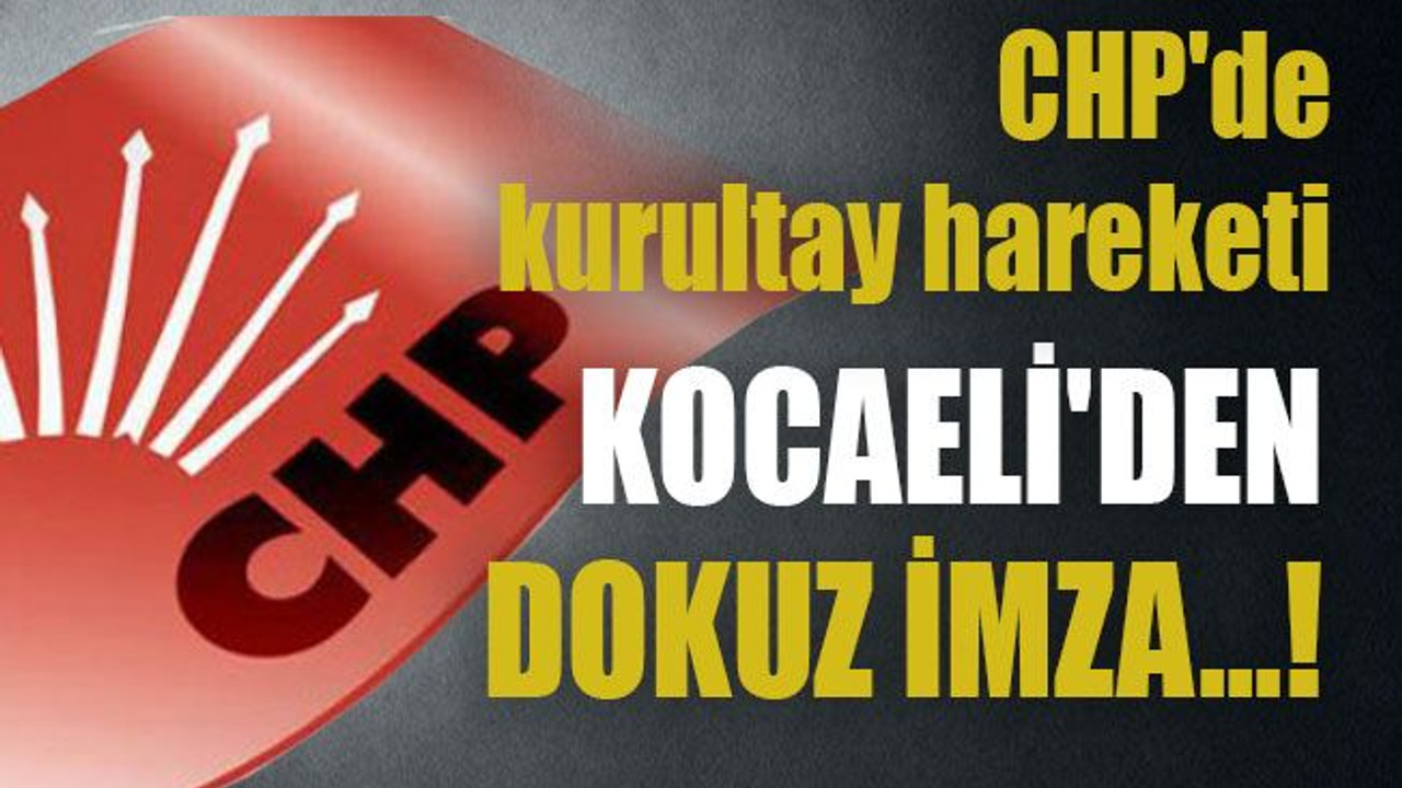 Kocaeli’den İnce’ye Dokuz imza