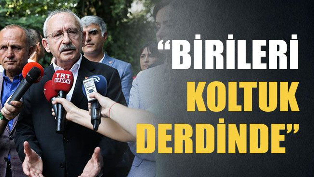 Birileri koltuk derdinde