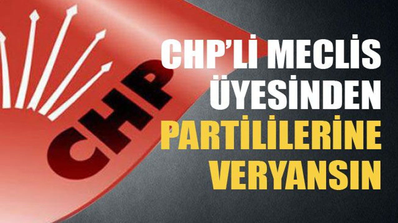 CHP’li meclis üyesinden partililerine veryansın