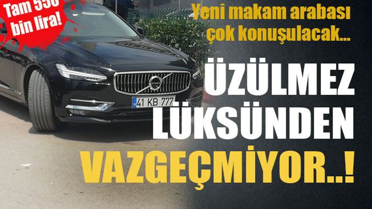 Yeni makam arabası çok konuşulacak… Üzülmez lüksünden vazgeçmiyor..!