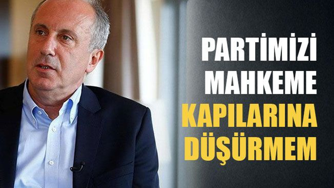 ‘Partimizi mahkeme kapılarına düşürmem’