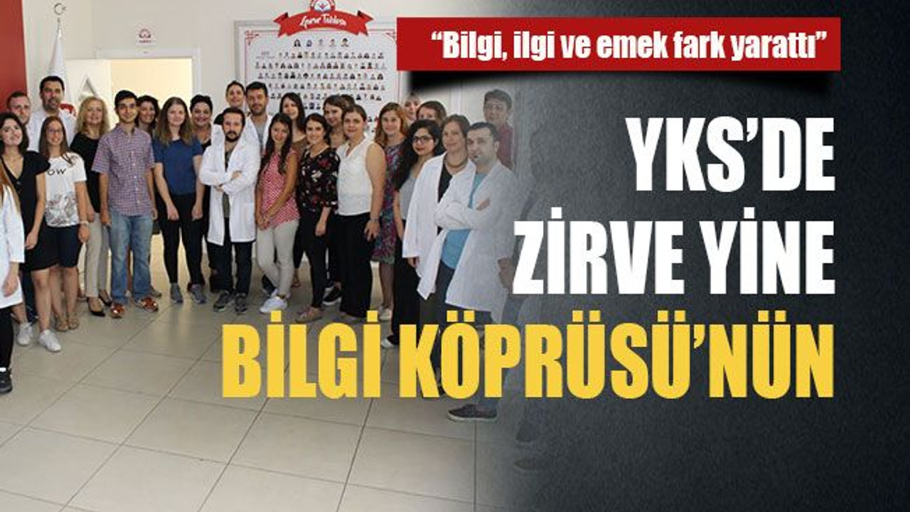 YKS’de zirve yine Bilgi Köprüsü’nün
