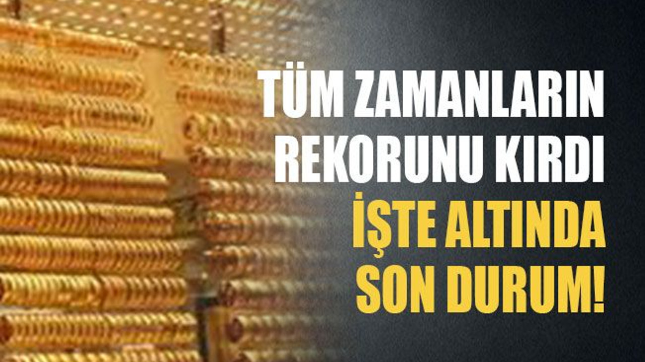Tüm zamanların rekorunu kırdı