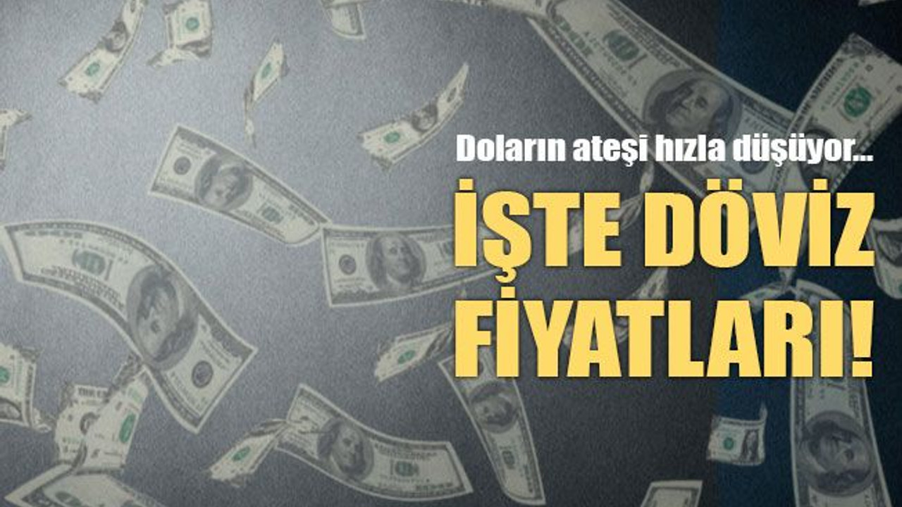 Doların ateşi düşüyor! Döviz kaç lira?