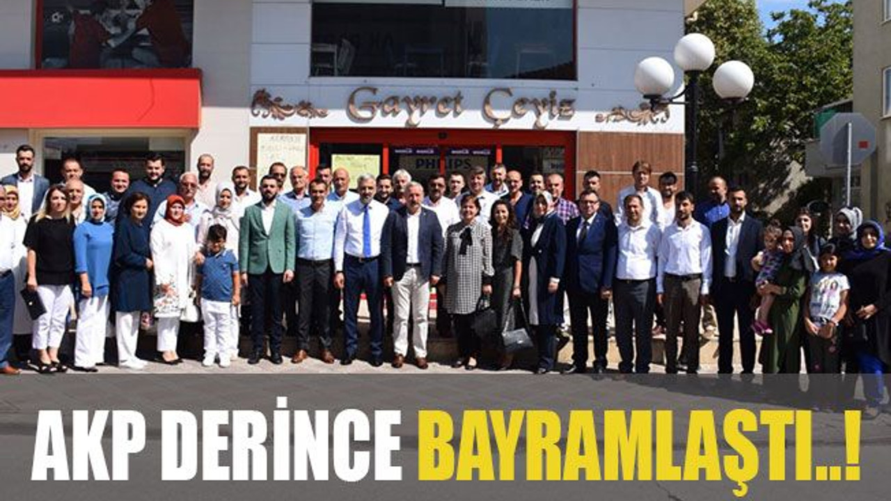AKP Derince bayramlaştı..!