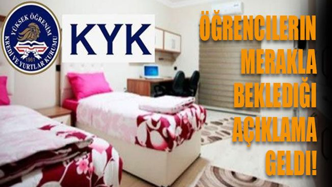 Öğrencilerin merakla beklediği açıklama geldi!