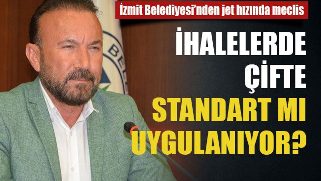 İzmit Belediyesi’nden jet hızında meclis