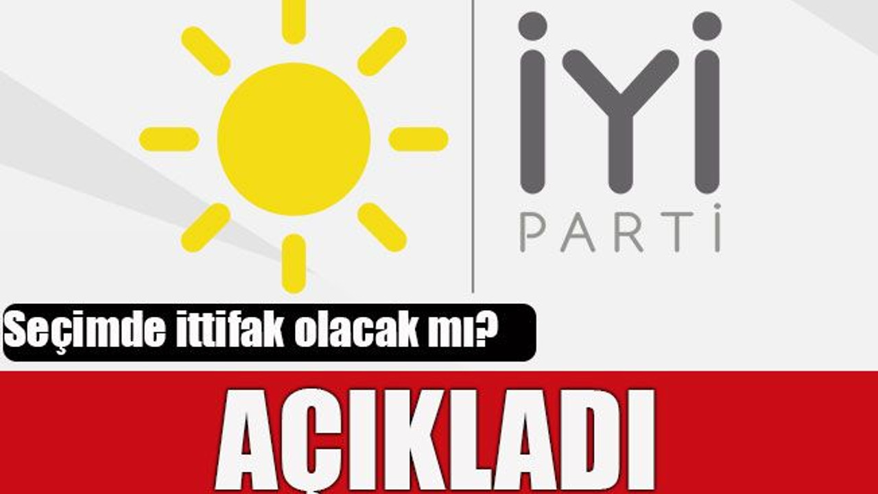 Seçimde ittifak olacak mı? Açıkladı