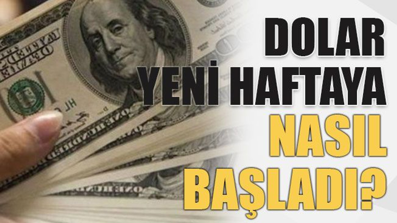 Dolar yeni haftaya nasıl başladı?