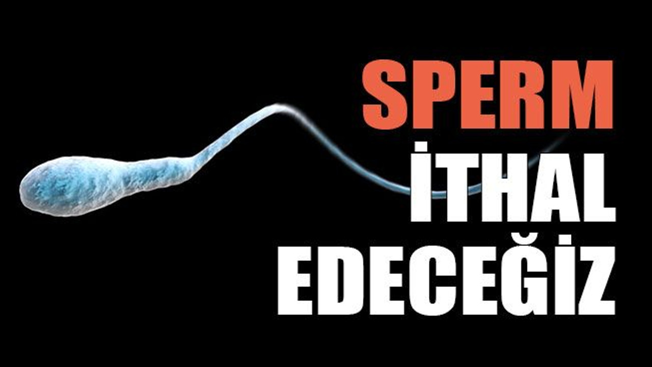 Sperm ithal edeceğiz