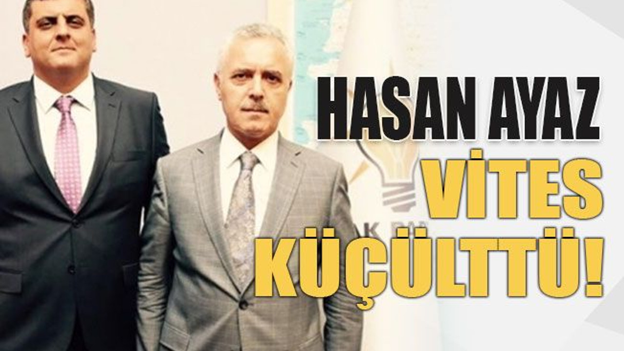 Hasan Ayaz vites küçülttü!