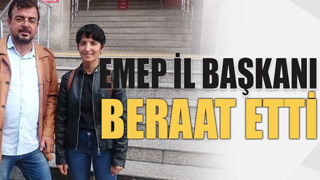 EMEP il başkanı beraat etti