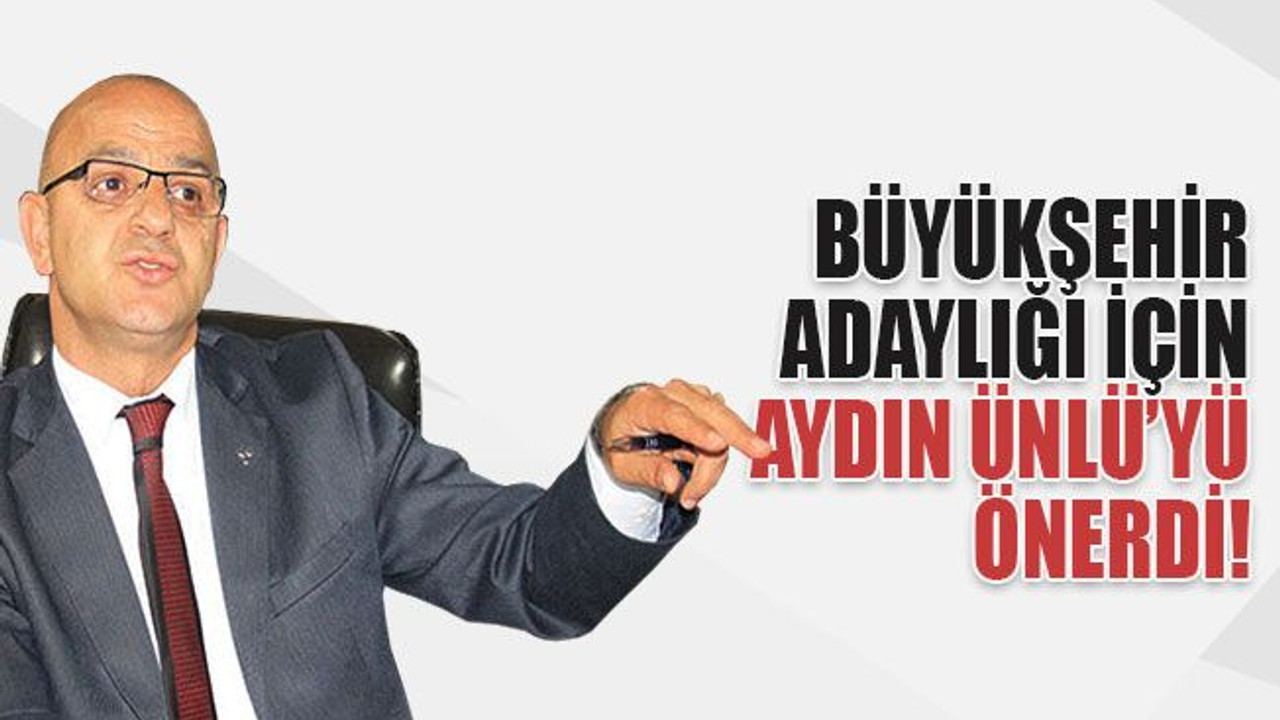 Kopuk: Büyükşehir adaylığı için gönlümden geçen Aydın Ünlü Beydir...