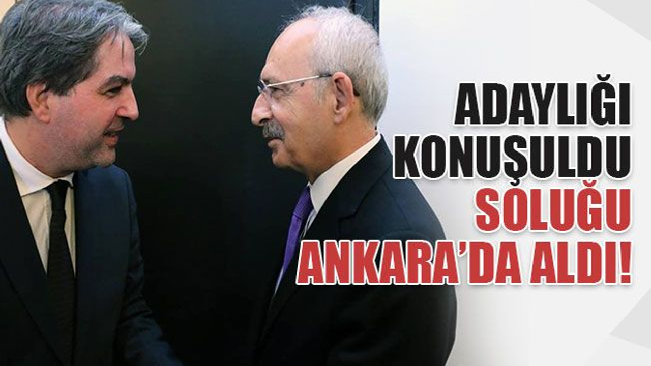 Adaylığı konuşuldu soluğu Ankara’da aldı!