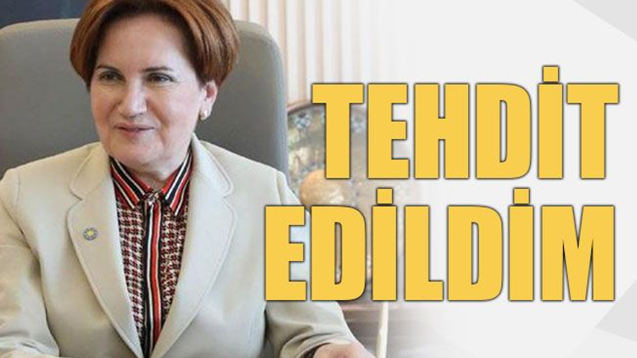 Tehdit edildim