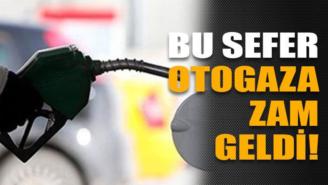 Bu sefer otogaza geldi!