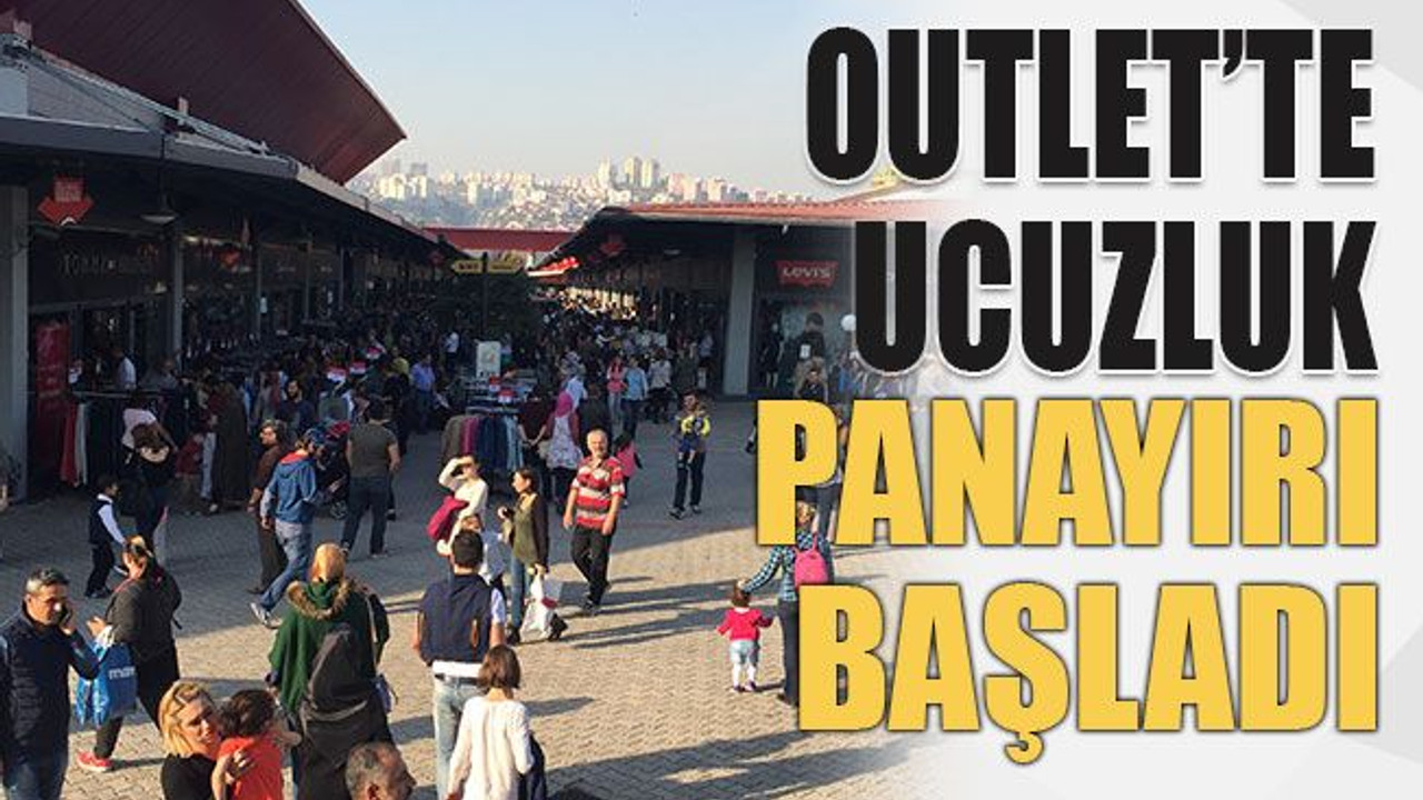 Outlet’te ucuzluk panayırı başladı