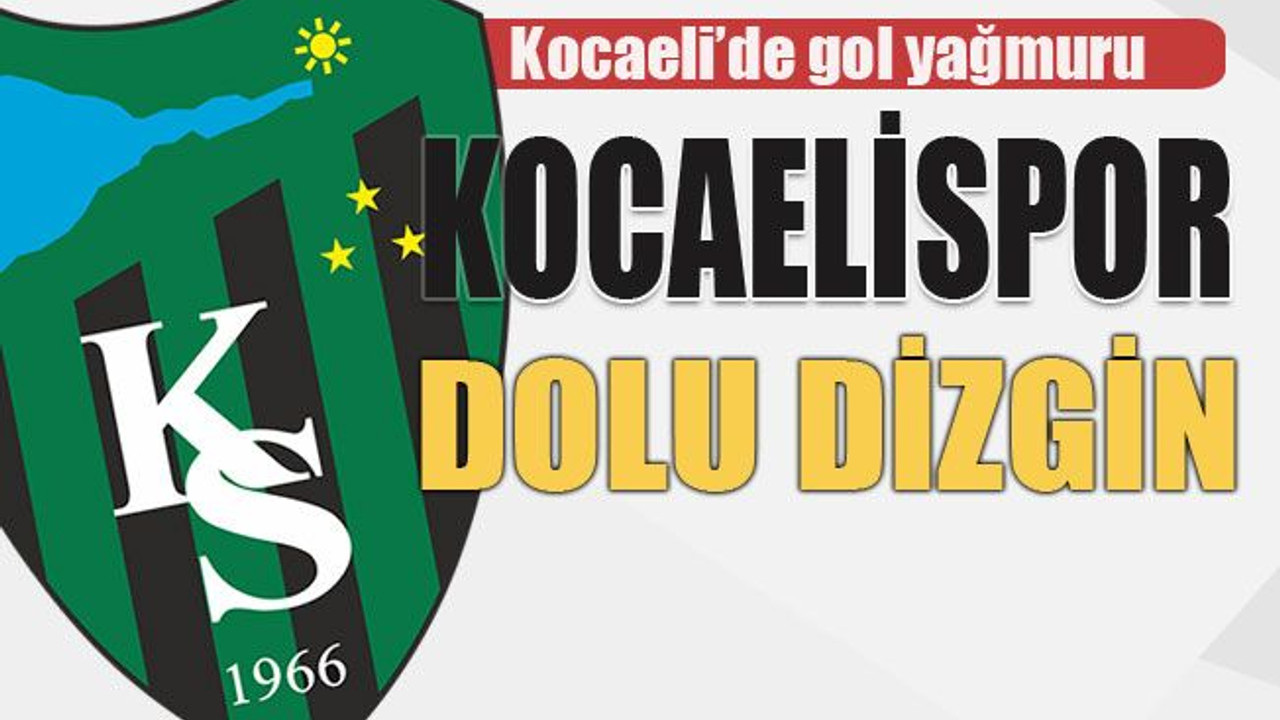 3 puan bizim. Kocaelispor dolu dizgin