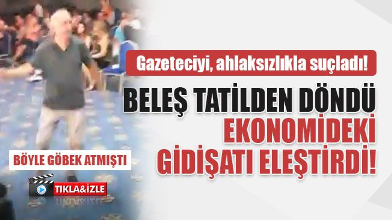 Dedeoğlu, beleş tatilden döndü, ekonomideki gidişatı eleştirdi!