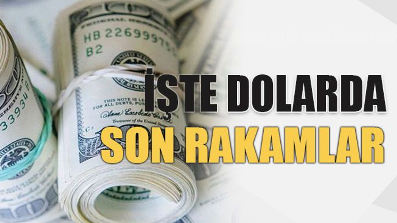 İşte dolarda son rakamlar
