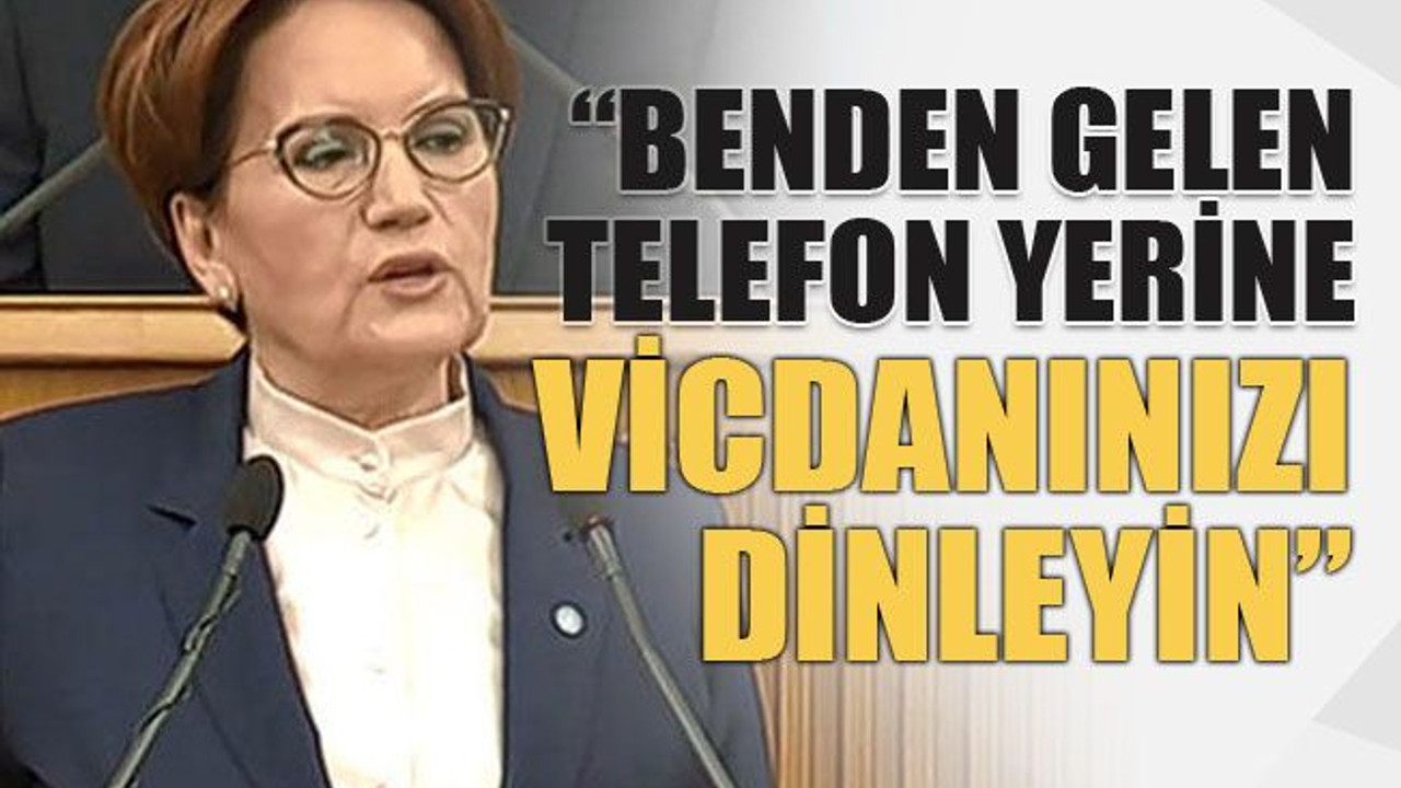 Akşener'den MHP'ye gönderme