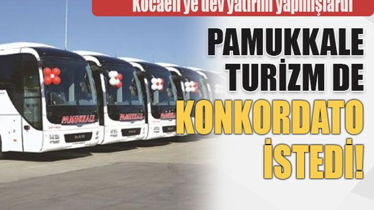 Pamukkale Turizm de konkordato istedi!