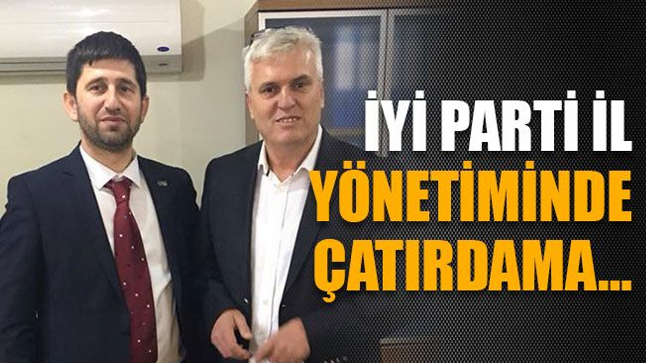 İl yönetiminde çatırdama…