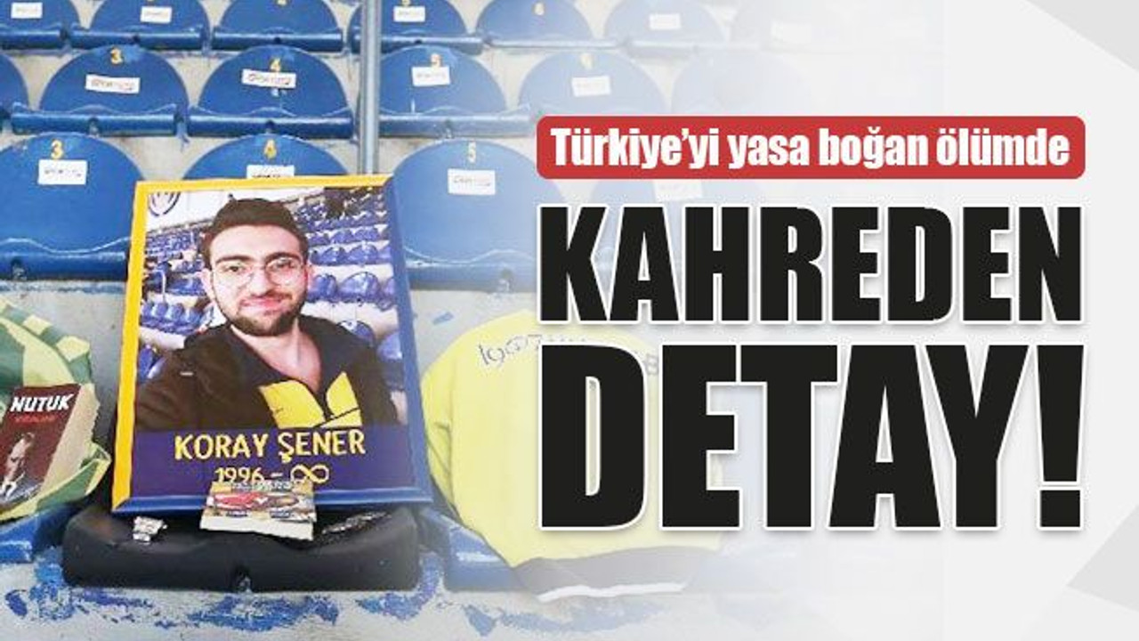 Koray Şener ile ilgili kahreden detay