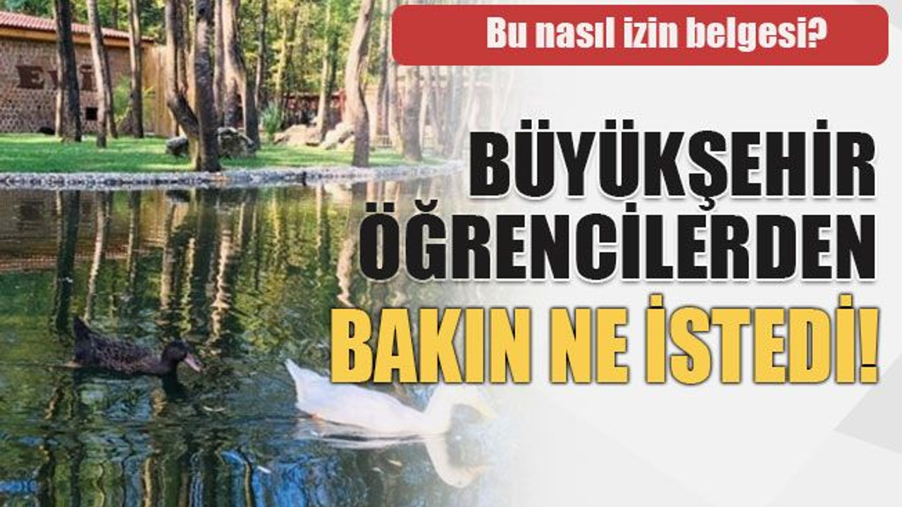 Büyükşehir öğrencilerden bakın ne istedi!
