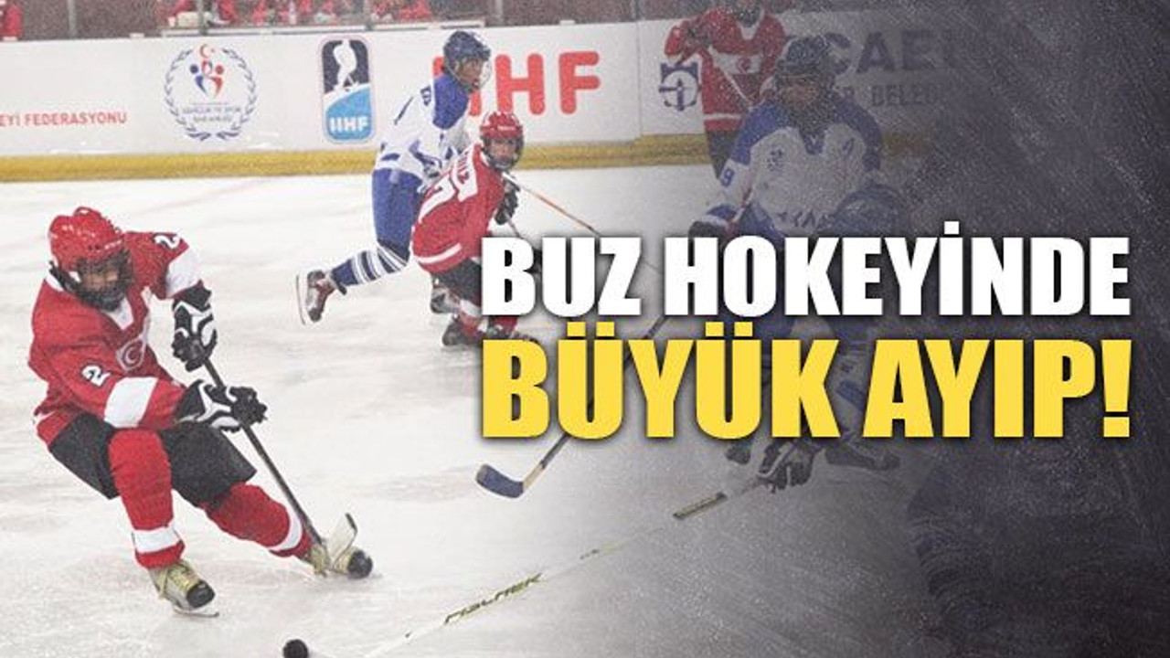Buz hokeyinde büyük ayıp!